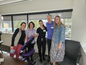 corporate chair massage group picture